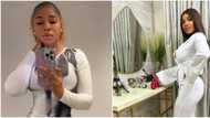 "Accent or no accent, still the prettiest": MC Oluomo's daughter brags after viral 'Americana' video