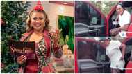 "Fashion disaster": Fans bash Nana Ama McBrown for rocking mesh leggings with shorts in her hometown