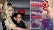 Davido's 2nd baby mama displays flat stomach, says photo was taken 5 months after she welcomed Hailey