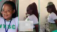 NYSC member visits mortuary to pay last respect to late father, salutes his remains in sad video