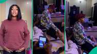 Lady with 8 siblings shows what she saw them doing in sitting room at 2 am, video sparks reactions