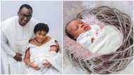 Nigerian couple celebrate as they welcome baby girl after 12 years of waiting (photos)