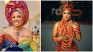 RHOL reunion: Iyabo Ojo honours her maternal grandma in stunning Benin look