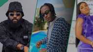 "Tiger dey here": VJ Adams rocks US police uniform, carries gun over Timini & Bimbo's loved-up post