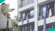 New video captures students and staff fleeing building through balcony after Air India plane crash