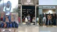 Graduate who started selling shoes on street makes it big, now owns 3 massive clothing stores, shares photos