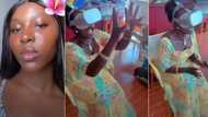 "She is fighting demons": Lady takes African mother to play 3D virtual reality game, video causes buzz