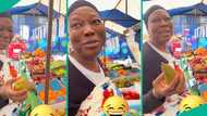 Nigerian grandma reacts as pear costs N2k in UK market, funny video trends