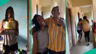 University of Delta lecturer pays unexpected visit to student's hostel on her birthday, melts hearts