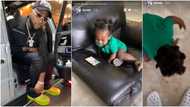 Davido spotted spending time with son Ifeanyi amid rumours of trouble with Chioma
