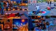 EndSARS protesters spend night in front of Lagos Assembly as they seek disbandment of police unit, heartwarming photos go viral