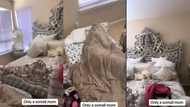 “My mom sleeps on the floor”: Lady laments as her mother prefers to sleep on couch despite having huge bed