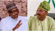 President Buhari reacts to death of former Oyo governor