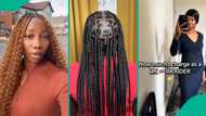 UK-based lady who braids hair shares how much she charges, people blown away by her price