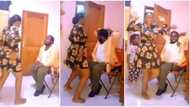 Cute wife with stunning dance talent shakes waist for hubby, their kids interrupt moment video causes stir