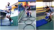 Nominate him for award: Reactions as teacher carries special needs student during sports activities
