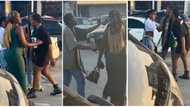 "Guy wey never marry you": Nigerian lady confronts boyfriend's side chick, seizes her phone in video