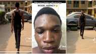 "Why am I being rejected by model agency?" Young model cries in video, showcases his cat walking skill