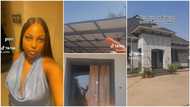 "We have electric fence, solar panels & batteries, don't need NEPA": Lady shows off family's mansion in video