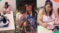 "She don turn Igbo woman": Video of White woman counting naira she was sprayed at her wedding trends