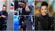 Cross screams in disbelief, hugs Nini passionately as she finally returns to BBNaija house