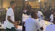 Eagles stars turn dining table to drum, hit spoons and plates as they sing praises ahead of CAR clash