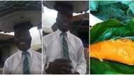 I have been in the business for 13 years now; Nigerian man who hawks agidi in corporate wear goes viral