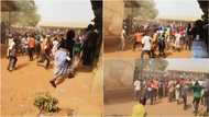 BREAKING: Violence erupts in Abuja as voters beat INEC officials, see photos