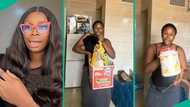 Nigerian lady retrieves items, foodstuff she bought for ex-boyfriend while they were still dating