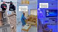 Inside the mansion of Dubai-based Nigerian man who returned home to see edifice his family built for him