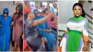 Destiny Etiko attracts crowd after Sunday service as members gather to take pictures with her, video trends