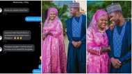 "From Barka da Sallah to happy married life": Photos go viral as lovers who chatted on Twitter get wedded
