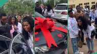 Students go wild in Ekiti State University as man buys his girlfriend car on her sign-out day