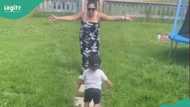 Funny little boy ignores grandma’s wide arms, runs to hug his grandfather with enthusiasm