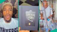 "Opay card wey I get for free": Man customises his ATM card, takes it POS agent