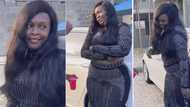 "I can have any man I want": Hot female millionaire who spent N86 million on her mansion brags in video