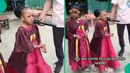 5-year-old girl thrills crowd as she speaks 'big grammar' while giving graduation speech