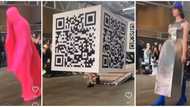 Models in QR code outfit, other mindboggling looks at fashion show sparks reactions online