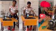 "I'm chasing my dreams": After studying law for 7 years, Nigerian lady dumps her certificate, becomes a tailor