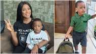 Mother's day: Linda Ikeji brags heavily about parenting skills as teacher says her son, Jayce is a kind boy