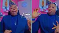 "Your eyes still dey the world": Video of Reverend sister dancing to Flavour's song sparks frenzy