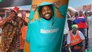 "Mama Toli with the vibe": Reactions as Asake brings on stage Ghanaian market women, clip goes viral