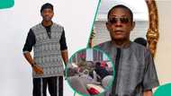 Nkem Owoh excited as he meets Lateef Adedimeji, adorable moment trends: " Yorubas are so respectful"