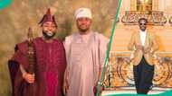 Chivido2024: Israel DMW blurs Davido's ex-lawyer Bobo Ajudua in groomsmen photo, netizens fume