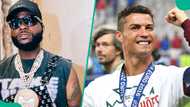 "Ni masoyinsa ne": Davido ya faɗi yadda ya ke musayar sakonni da Ronaldo