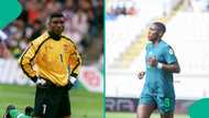 Asisat Oshoala pays tribute to Super Eagles legend Peter Rufai during WAFCON: “Respect, agba baller”