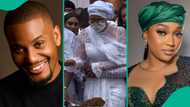 Emotional moment Alexx Ekubo’s pregnant wife, Anwulli, performs her final act at graveside trends