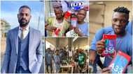 Man puts smiles on Lagos area boys' faces in Oshodi, buys them new smartphones for volunteering for his event