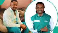 Zubby Michael meets Nwankwo Kanu as video of their warm greeting goes viral