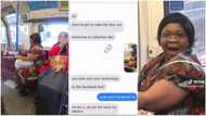 “Worth the wait”: Nigerian man secretly takes mum’s photo abroad, sends it to her through chat, video trends